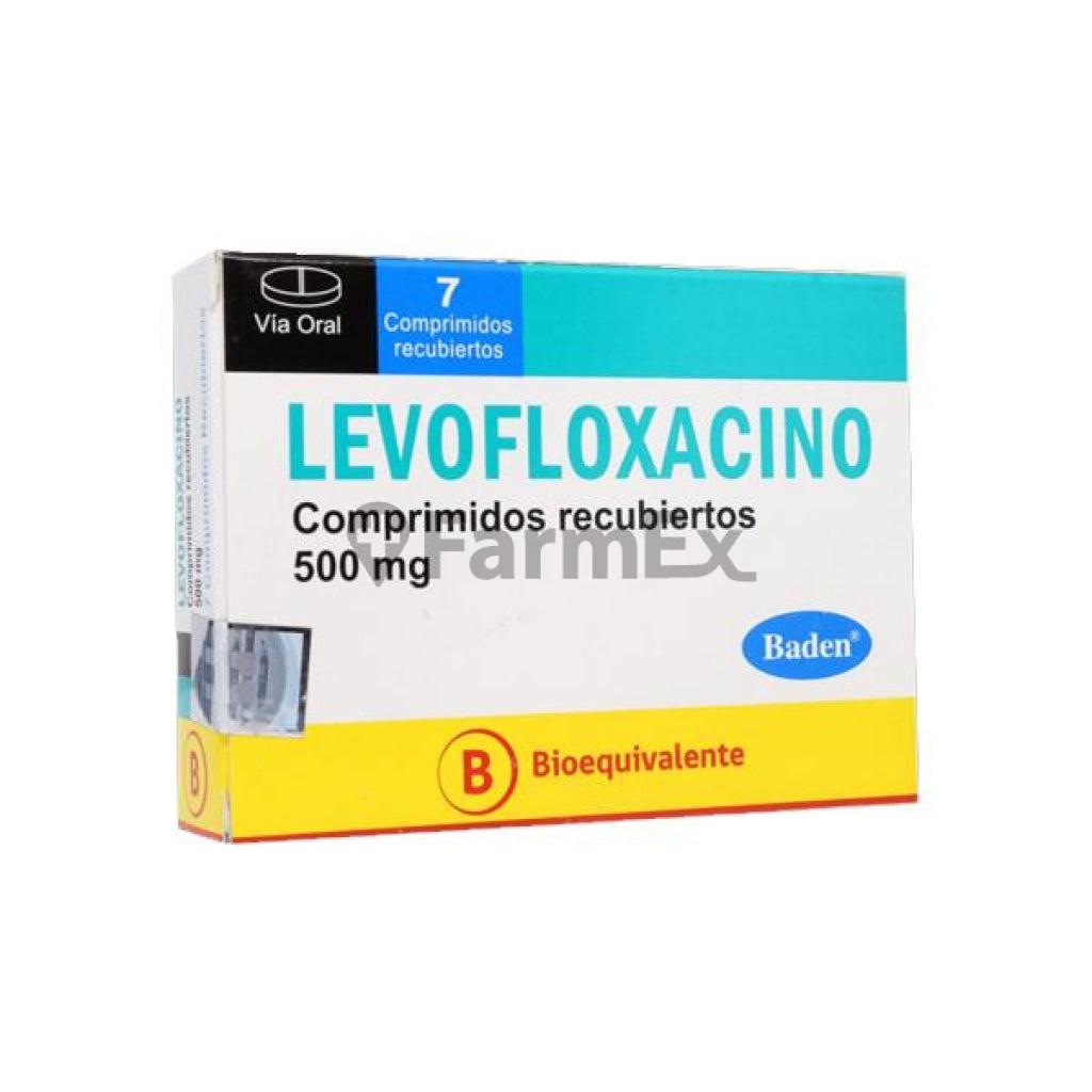 Levofloxacino 500 mg x 7 comp "Ley Cenabast" Baden